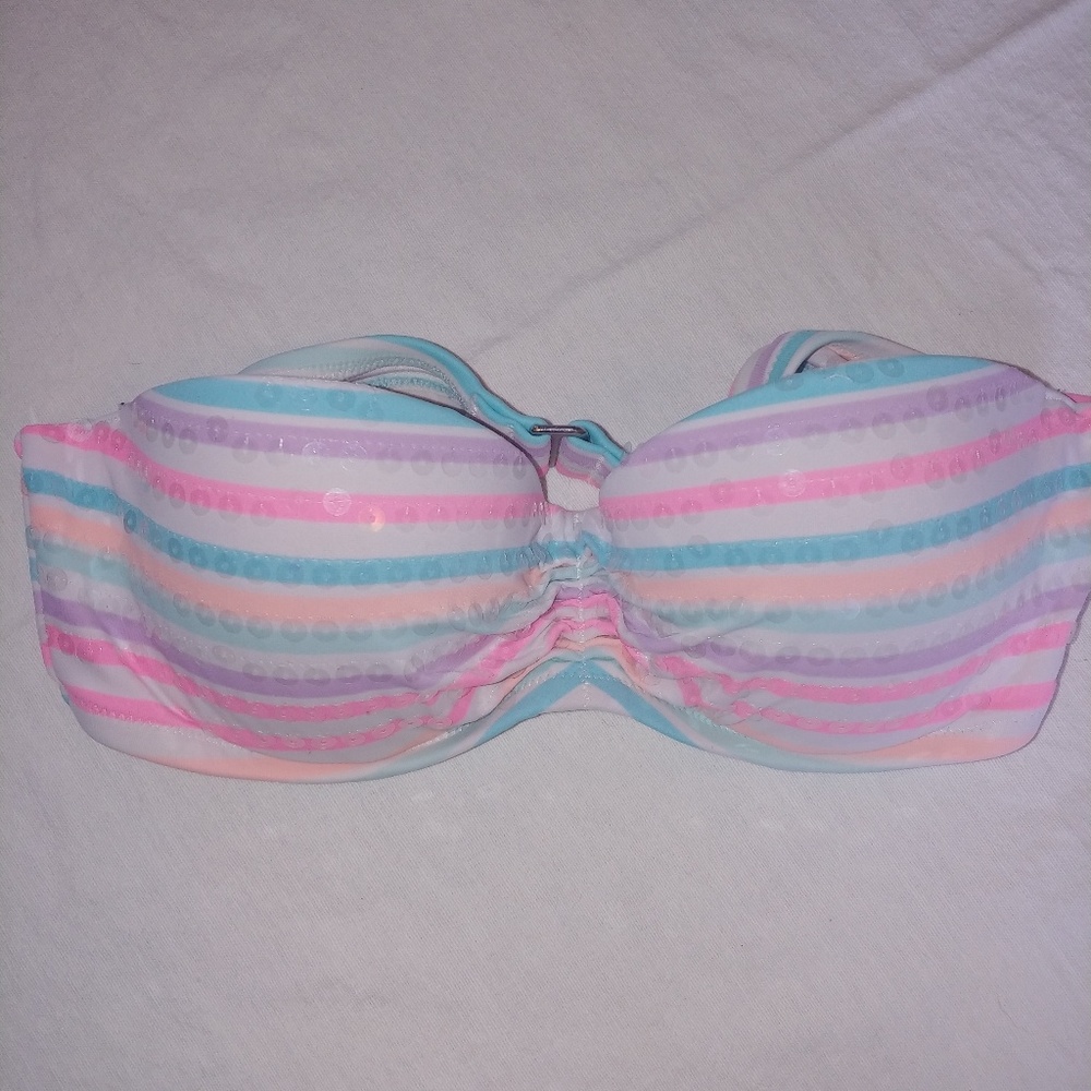 Victoria's Secret Pastel Sequin Bikini Top
